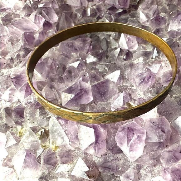 Copper bangle bracelet - Picture 8 of 8